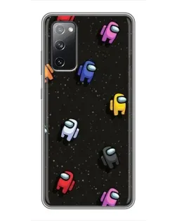 Чехол для Samsung Galaxy S20 FE с картинкой «Космический паттерн Among Us» Чехол для Samsung Galaxy S20 FE с картинкой «Космический паттерн Among Us»