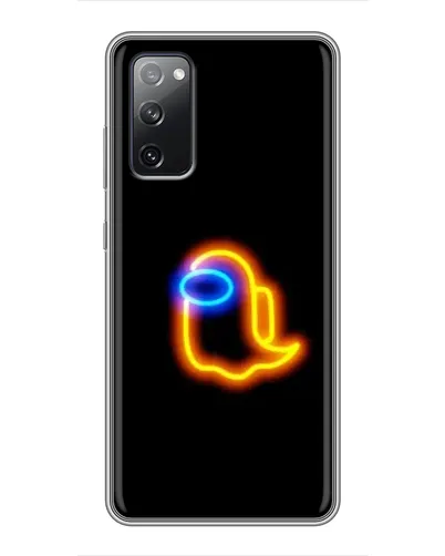 Чехол для Samsung Galaxy S20 FE с картинкой «Among Us неоновое сияние»