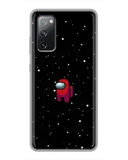 Чехол для Samsung Galaxy S20 FE с картинкой «Красный Among Us»
