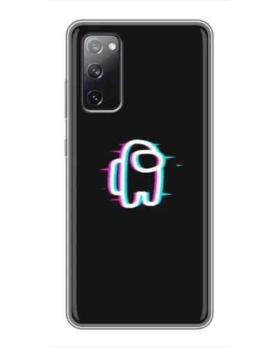 Чехол для Samsung Galaxy S20 FE с картинкой «Among Us неон»