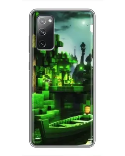 Чехол для Samsung Galaxy S20 FE с картинкой «Minecraft лесной пейзаж» Чехол для Samsung Galaxy S20 FE с картинкой «Minecraft лесной пейзаж»