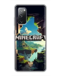 Чехол для Samsung Galaxy S20 FE с картинкой «Пещера Майнкрафт» Чехол для Samsung Galaxy S20 FE с картинкой «Пещера Майнкрафт»