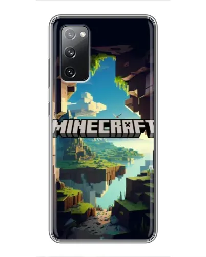 Чехол для Samsung Galaxy S20 FE с картинкой «Пещера Майнкрафт» Чехол для Samsung Galaxy S20 FE с картинкой «Пещера Майнкрафт»