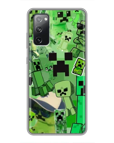 Чехол для Samsung Galaxy S20 FE с картинкой «Криперы Minecraft» Чехол для Samsung Galaxy S20 FE с картинкой «Криперы Minecraft»