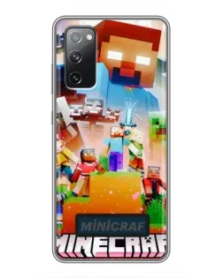 Чехол для Samsung Galaxy S20 FE с картинкой «Minecraft герои игры» Чехол для Samsung Galaxy S20 FE с картинкой «Minecraft герои игры»