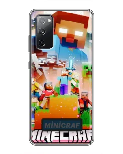 Чехол для Samsung Galaxy S20 FE с картинкой «Minecraft герои игры» Чехол для Samsung Galaxy S20 FE с картинкой «Minecraft герои игры»