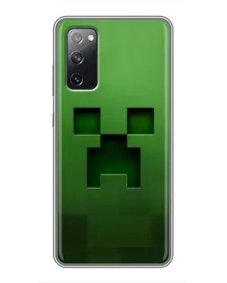Чехол для Samsung Galaxy S20 FE с картинкой «Крипер микро-дизайн»