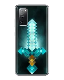 Чехол для Samsung Galaxy S20 FE с картинкой «Алмазный меч неон»