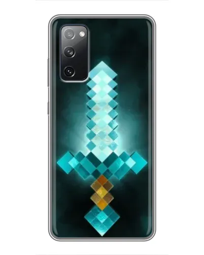 Чехол для Samsung Galaxy S20 FE с картинкой «Алмазный меч неон» Чехол для Samsung Galaxy S20 FE с картинкой «Алмазный меч неон»