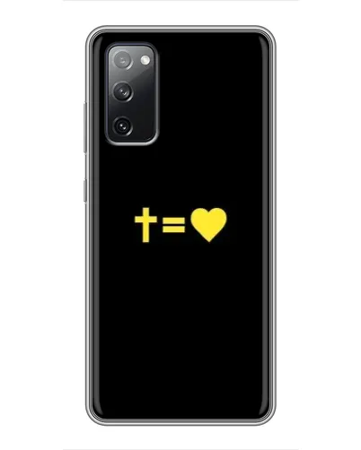 Чехол для Samsung Galaxy S20 FE с картинкой «Сердце и Крест»