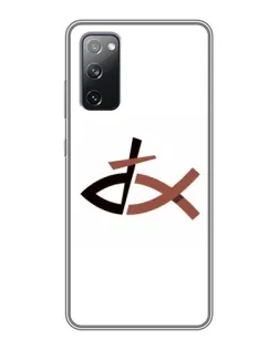 Чехол для Samsung Galaxy S20 FE с картинкой «Рыба и крест»