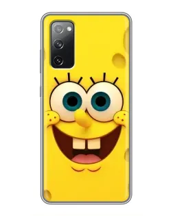 Чехол для Samsung Galaxy S20 FE с картинкой «Губка Боб улыбка»