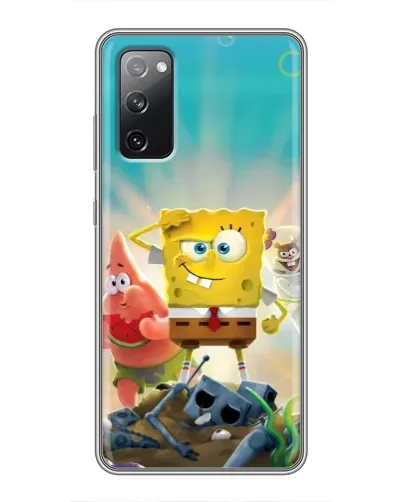 Чехол для Samsung Galaxy S20 FE с картинкой «Спанч Боб победитель»
