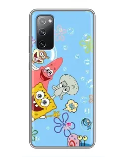 Чехол для Samsung Galaxy S20 FE с картинкой «Веселые пузырьки»