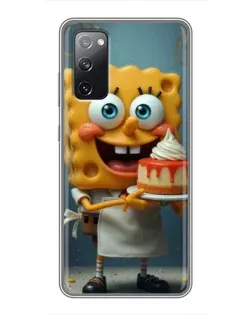 Чехол для Samsung Galaxy S20 FE с картинкой «Повар Спанч Боб»
