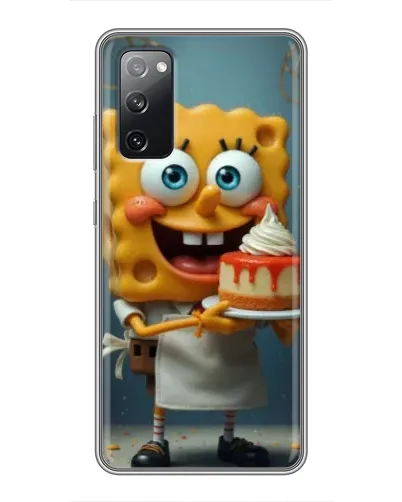 Чехол для Samsung Galaxy S20 FE с картинкой «Повар Спанч Боб»