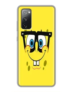 Чехол для Samsung Galaxy S20 FE с картинкой «Минималистичный Спанч Боб»