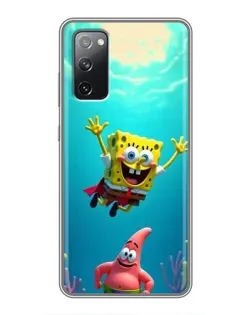 Чехол для Samsung Galaxy S20 FE с картинкой «Спанч Боб под водой»