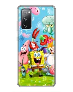 Чехол для Samsung Galaxy S20 FE с картинкой «Губка Боб и друзья»
