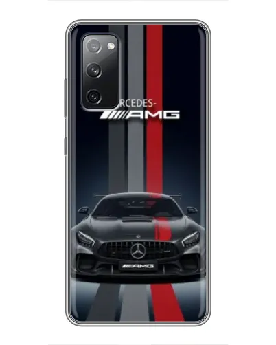 Чехол для Samsung Galaxy S20 FE с картинкой «Mercedes — белый карбон» Чехол для Samsung Galaxy S20 FE с картинкой «Mercedes — белый карбон»