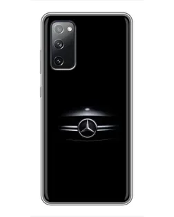 Чехол для Samsung Galaxy S20 FE с картинкой «Mercedes — абстрактные линии»