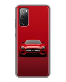 Чехол для Samsung Galaxy S20 FE с картинкой «Красный Mercedes AMG»