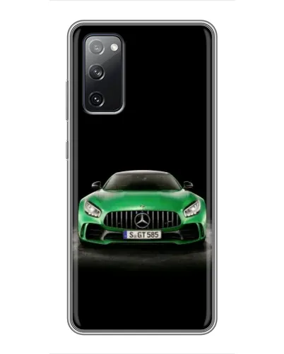Чехол для Samsung Galaxy S20 FE с картинкой «Mercedes — неоновый лого» Чехол для Samsung Galaxy S20 FE с картинкой «Mercedes — неоновый лого»