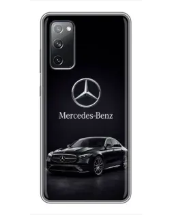 Чехол для Samsung Galaxy S20 FE с картинкой «Mercedes — решетка радиатора»