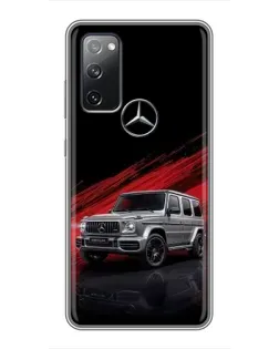 Чехол для Samsung Galaxy S20 FE с картинкой «Mercedes G-Class красный»
