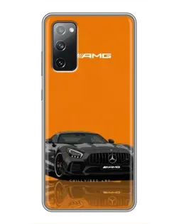 Чехол для Samsung Galaxy S20 FE с картинкой «Оранжевый Mercedes AMG»