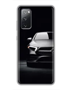 Чехол для Samsung Galaxy S20 FE с картинкой «Свет фар Mercedes»