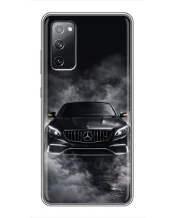 Чехол для Samsung Galaxy S20 FE с картинкой «Mercedes в дыму»