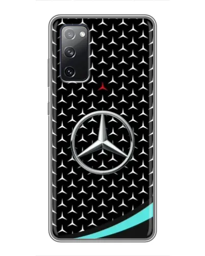 Чехол для Samsung Galaxy S20 FE с картинкой «Mercedes — бирюзовый акцент» Чехол для Samsung Galaxy S20 FE с картинкой «Mercedes — бирюзовый акцент»