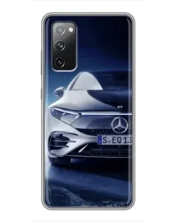 Чехол для Samsung Galaxy S20 FE с картинкой «Mercedes EQ — будущее»
