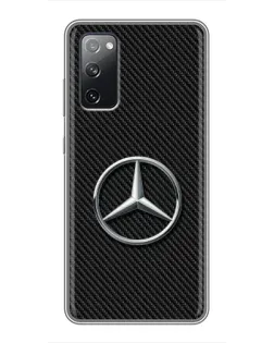 Чохол для Samsung Galaxy S20 FE з картинкою «Карбоновий Mercedes стиль»
