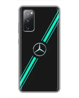 Чохол для Samsung Galaxy S20 FE з картинкою «Спортивні лінії Mercedes»