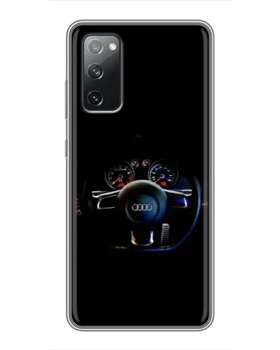 Чехол для Samsung Galaxy S20 FE с картинкой «Салон Audi — руль» Чехол для Samsung Galaxy S20 FE с картинкой «Салон Audi — руль»