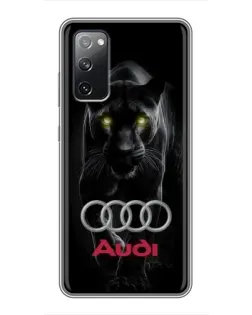 Чехол для Samsung Galaxy S20 FE с картинкой «Пантера и Audi»