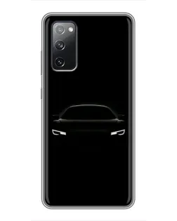 Чехол для Samsung Galaxy S20 FE с картинкой «Взгляд Audi в темноте»