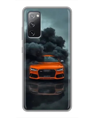 Чехол для Samsung Galaxy S20 FE с картинкой «Audi в облаках дыма» Чехол для Samsung Galaxy S20 FE с картинкой «Audi в облаках дыма»