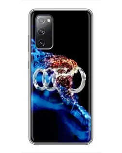Чехол для Samsung Galaxy S20 FE с картинкой «Энергия лого Audi»