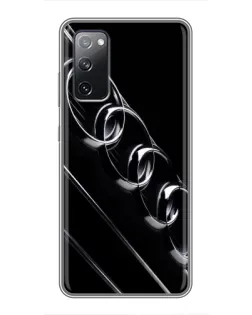 Чехол для Samsung Galaxy S20 FE с картинкой «Audi — абстрактные кольца»