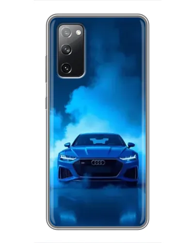 Чехол для Samsung Galaxy S20 FE с картинкой «Audi — голубая энергия» Чехол для Samsung Galaxy S20 FE с картинкой «Audi — голубая энергия»