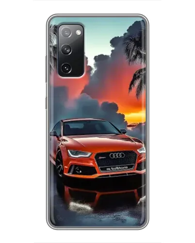 Чехол для Samsung Galaxy S20 FE с картинкой «Audi — закат» Чехол для Samsung Galaxy S20 FE с картинкой «Audi — закат»