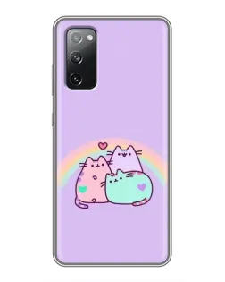 Чехол для Samsung Galaxy S20 FE с картинкой «Радужные Пушины»