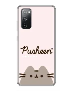 Чехол для Samsung Galaxy S20 FE с картинкой «Pusheen логотип»