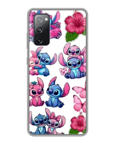 Чохол для Samsung Galaxy S20 FE з картинкою «Стікери Stitch та Angel»