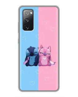 Чохол для Samsung Galaxy S20 FE з картинкою «Stitch та Angel Love»