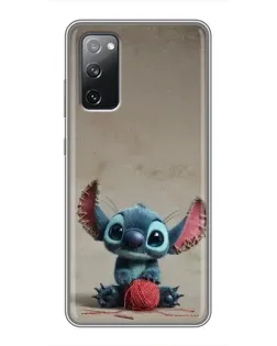 Чохол для Samsung Galaxy S20 FE з картинкою «Стіч на чоричневому фоні»