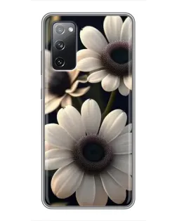 Чехол для Samsung Galaxy S20 FE с картинкой «Белые маргаритки макро» Чехол для Samsung Galaxy S20 FE с картинкой «Белые маргаритки макро»